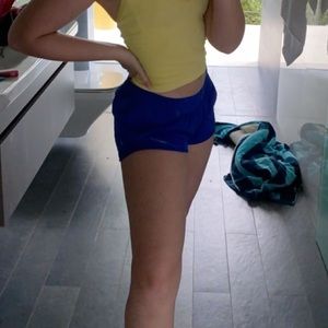 blue lulu shorts